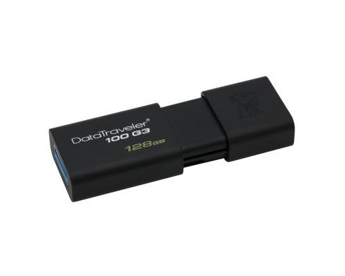 USB флеш накопичувач Kingston 128GB DT100 G3 Black USB 3.0 (DT100G3/128GB)