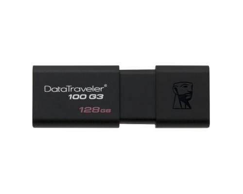 USB флеш накопичувач Kingston 128GB DT100 G3 Black USB 3.0 (DT100G3/128GB)