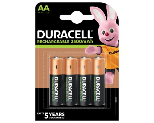 Акумулятор Duracell AA HR6 2500mAh * 4 (5000394057203 / 5007308) 