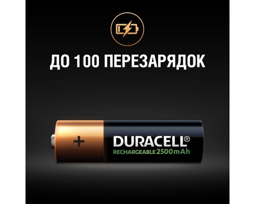 Акумулятор Duracell AA HR6 2500mAh * 4 (5000394057203 / 5007308) 