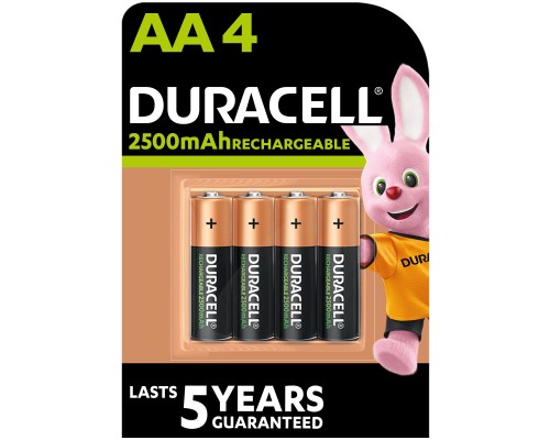 Акумулятор Duracell AA HR6 2500mAh * 4 (5000394057203 / 5007308) 