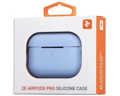 Чохол для навушників 2E для Apple AirPods Pro Pure Color Silicone 2.5 мм Sky blue (2E-PODSPR-IBPCS-2.5-SKB)