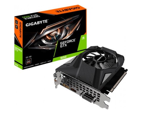 Відеокарта GIGABYTE GeForce GTX1650 4096Mb D6 OC (GV-N1656OC-4GD)