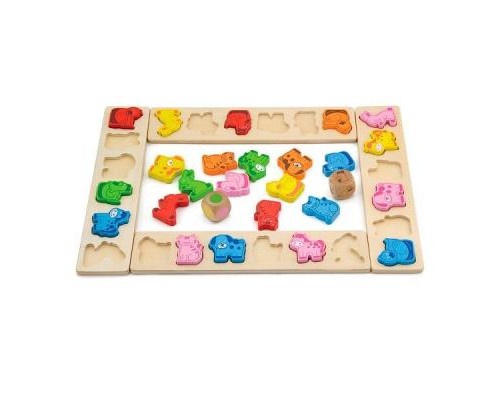 Розвиваюча іграшка Viga Toys Гра-сортер Карнавал тварин (50450)