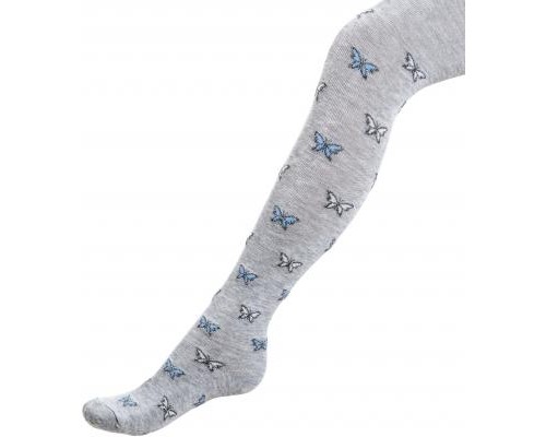 Колготки дитячі UCS Socks з метеликами (M0C0301-2110-3G-gray)