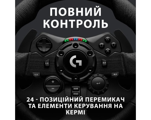 Кермо Logitech G923 Racing Wheel and Pedals for PS4 and PC (941-000149)