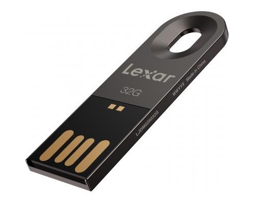 USB флеш накопичувач Lexar 32GB JumpDrive M25 Titanium Gray USB 2.0 (LJDM025032G-BNQNG)