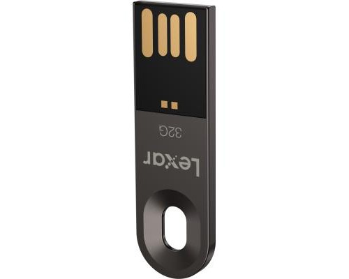 USB флеш накопичувач Lexar 32GB JumpDrive M25 Titanium Gray USB 2.0 (LJDM025032G-BNQNG)