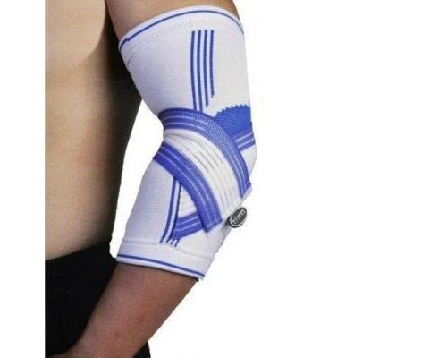 Фіксатор ліктя Power System Elbow Support Pro White/Blue L/XL (PS-6007_L/XL_White-Blue) Фіксатор ліктя Power System Elbow Support Pro White/Blue L/XL (PS-6007_L/XL_White-Blue)