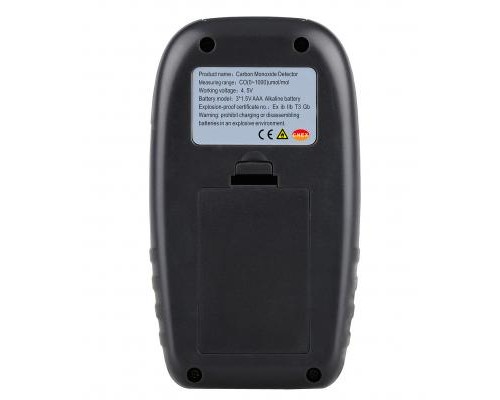 Газоаналізатор Wintact СО + термометр (0-1000 ppm, 0-50C) (WT8825)