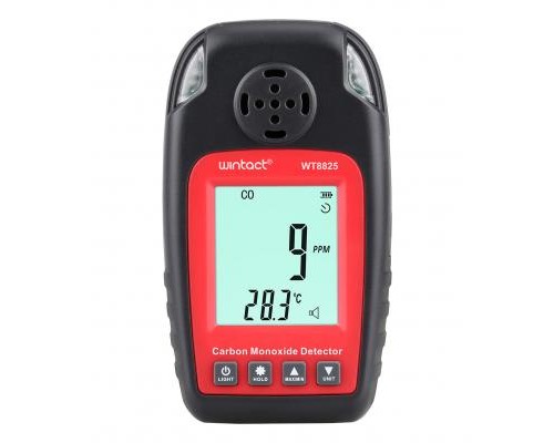 Газоаналізатор Wintact СО + термометр (0-1000 ppm, 0-50C) (WT8825)