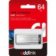 USB флеш накопичувач AddLink 64GB U25 Silver USB 2.0 (ad64GBU25S2) 