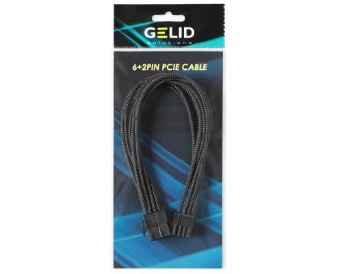 Кабель Gelid Solutions 6+2-pin PCI-E, 30см, черный (CA-8P-05) Кабель Gelid Solutions 6+2-pin PCI-E, 30см, черный (CA-8P-05)
