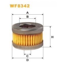 Фільтр паливний Wixfiltron WF8342