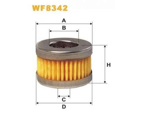 Фільтр паливний Wixfiltron WF8342