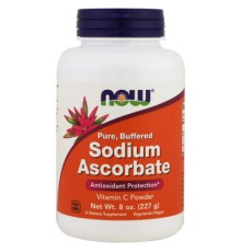 Вітамін Now Foods Аскорбат натрію, Sodium Ascorbat, порошок, 227 г (NOW-00760)