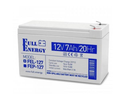 Батарея до ДБЖ Full Energy 12В 7Ач (FEL-127) Батарея до ДБЖ Full Energy 12В 7Ач (FEL-127)