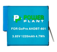 Акумулятор до фото/відео PowerPlant GoPro AHDBT-801 1220mAh (декодирован) (CB970377) 