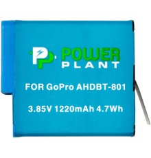 Акумулятор до фото/відео PowerPlant GoPro AHDBT-801 1220mAh (декодирован) (CB970377)