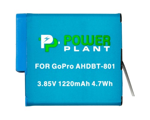 Акумулятор до фото/відео PowerPlant GoPro AHDBT-801 1220mAh (декодирован) (CB970377) Акумулятор до фото/відео PowerPlant GoPro AHDBT-801 1220mAh (декодирован) (CB970377)