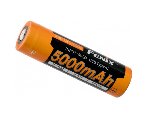 Акумулятор Fenix 21700 USB 5000mAh (ARB-L21-5000U) 