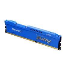 Модуль пам'яті для комп'ютера DDR3 4GB 1600 MHz Fury Beast Blue Kingston Fury (ex.HyperX) (KF316C10B/4)