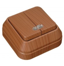 Вимикач MAKEL Горіх (45423)