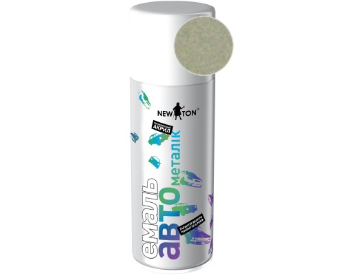 Аерозольна фарба для автомобіля New Ton 610 мет. ріслінг 400 мл (000000542)