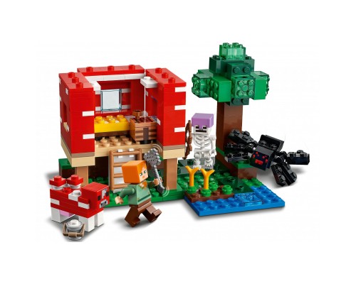 Конструктор LEGO Minecraft Грибний будинок 272 деталі (21179)