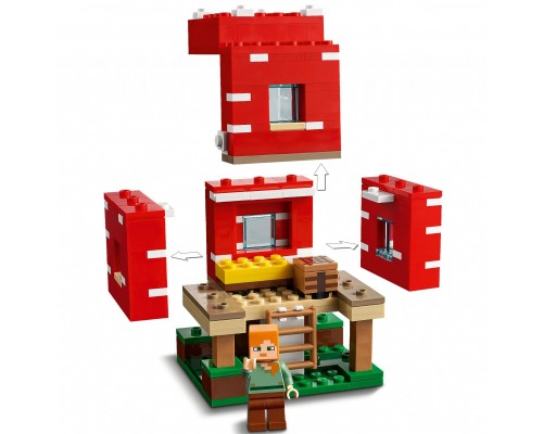 Конструктор LEGO Minecraft Грибний будинок 272 деталі (21179)