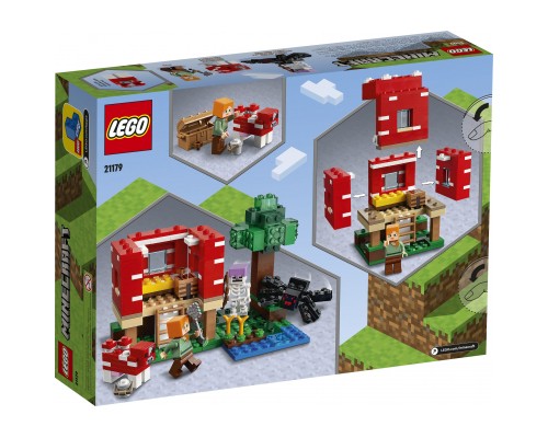 Конструктор LEGO Minecraft Грибний будинок 272 деталі (21179)