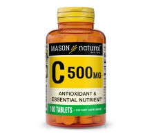 Вітамін Mason Natural Вітамін С 500мг, Vitamin C, 100 таблеток (MAV-05171)