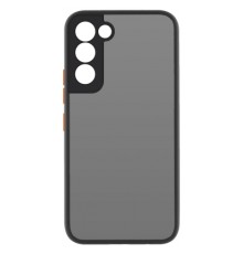Чохол до мобільного телефона MakeFuture Samsung S22 Frame (Matte PC+TPU) Black (MCMF-SS22BK)