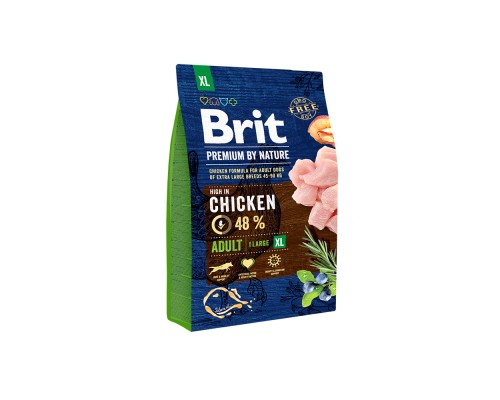 Сухий корм для собак Brit Premium Dog Adult XL 3 кг (8595602526512)