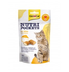 Ласощі для котів GimCat Nutri Pockets Сир + Таурин 60 г (4002064400716)