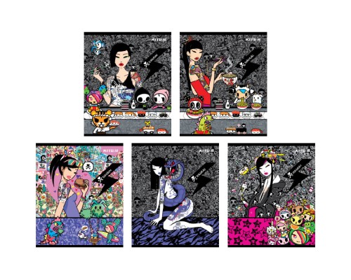 Зошит Kite tokidoki , 48 аркушів, клітинка (TK22-259)