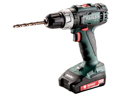 Шуруповерт Metabo BS18L, 18V 2x2Aг, metaBOX (602321500)