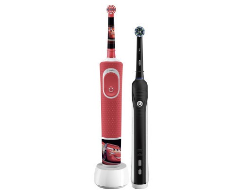 Електрична зубна щітка Oral-B PRO 700 D16.513.1U + D100.410.2K Cars (Family Edition)