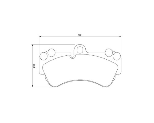 Гальмівні колодки Bosch 0 986 424 740