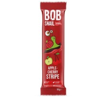 Цукерка Bob Snail Равлик Боб Яблуко-Вишня, страйп, 14 г (4820206080622)