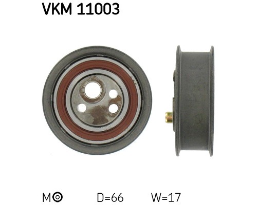 Ролик натягувача ременя SKF VKM 11003