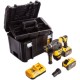 Перфоратор DeWALT безщітковий, SDS MAX, 54 В, 6.1 Дж, 3 реж. кейс (DCH334X2)