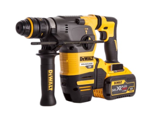 Перфоратор DeWALT безщітковий, SDS MAX, 54 В, 6.1 Дж, 3 реж. кейс (DCH334X2)
