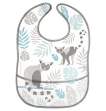Слинявчик Canpol babies Jungle з кишенькою Сірий (9/238_grey)