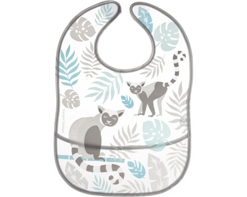 Слинявчик Canpol babies Jungle з кишенькою Сірий (9/238_grey)
