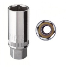 Головка торцева Toptul магнітна свічкова 21мм 3/8