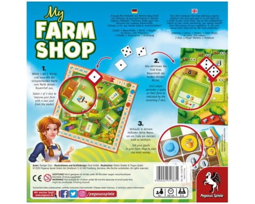 Настільна гра Pegasus Spiele Моя фермерська крамниця (My Farm Shop) англійська (PS094)
