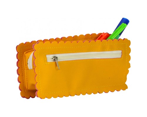 Пенал Cool For School 1 відділення Жовтий (J-2609-yellow)
