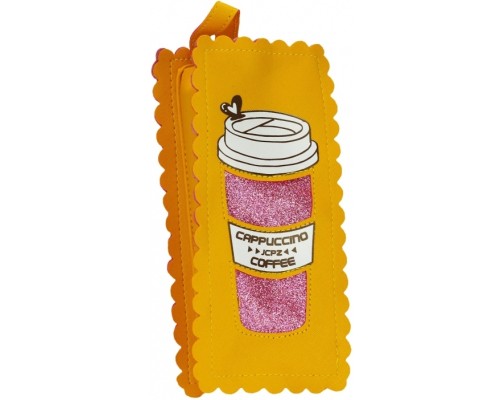 Пенал Cool For School 1 відділення Жовтий (J-2609-yellow)