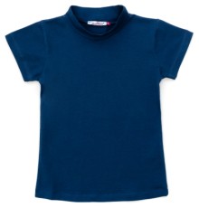Кофта дитяча Matilda водолазка з коротким рукавом (4832-128G-blue)